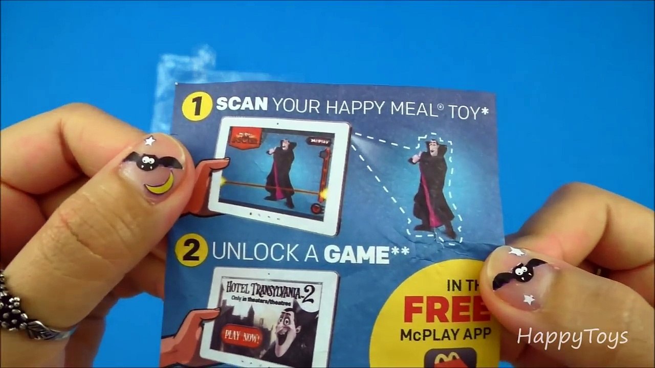 new HOTEL TRANSYLVANIA 2 MCDONALDS COMPLETE SET OF 6 HAPPY MEAL KIDS TOYS REVIEW