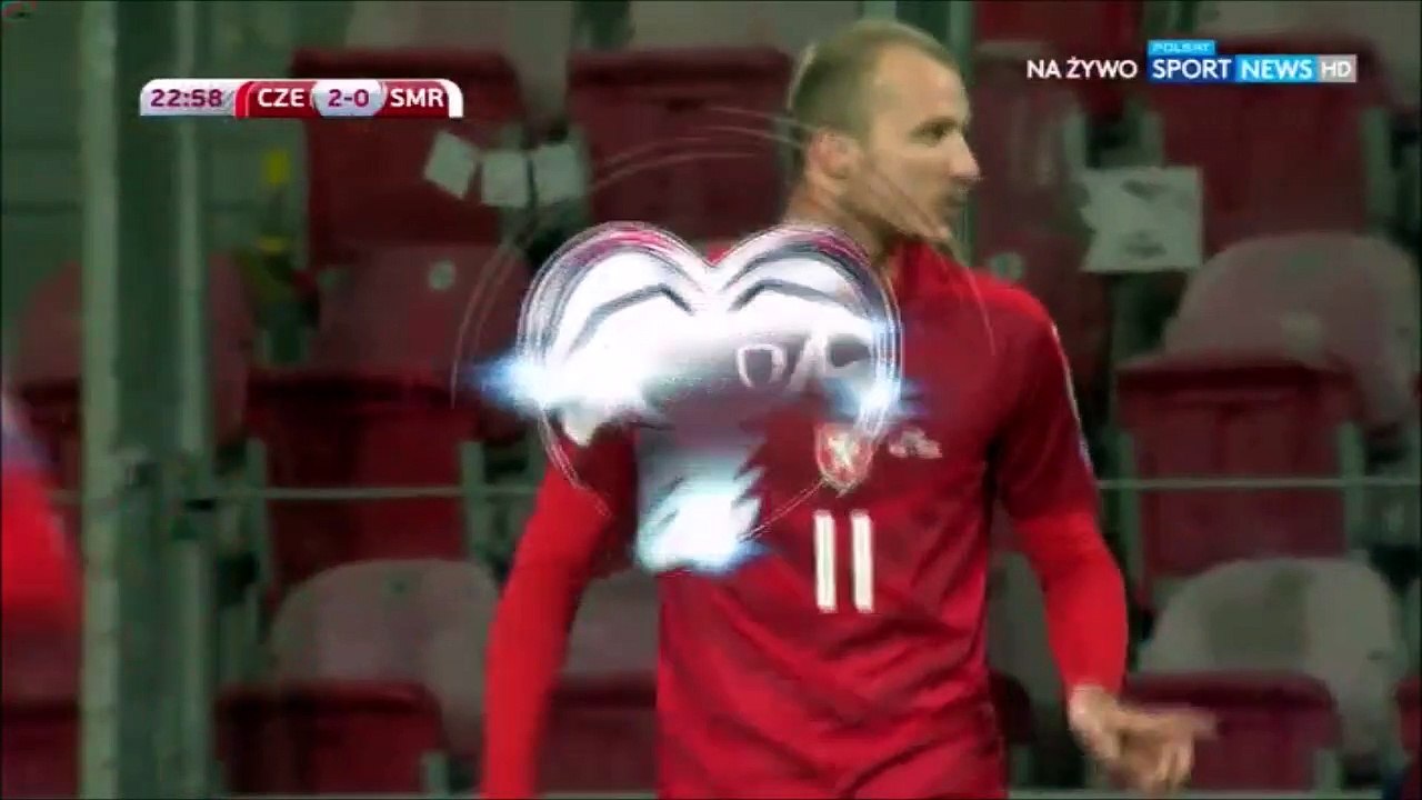 2-0 Michael Krmenčík Goal FIFA  WC Qualification UEFA  Group C - 08.10.2017 Czech Rep 2-0 San Marino