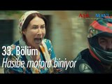 Hasibe motora biniyor - Aşk ve Mavi 33. Bölüm