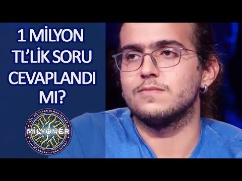 1 Milyon TL'lik Soru Cevaplandı mı? - Kim Milyoner Olmak İster?