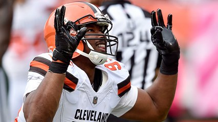 Myles Garrett broke out the J.R. Smith celebration after his second sack