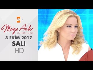 Müge Anlı İle Tatlı Sert 3 Ekim 2017 | Salı