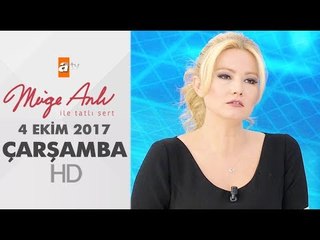 Müge Anlı İle Tatlı Sert 4 Ekim 2017 | Çarşamba