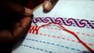 Hand Embroidery Designs | Basic embroidery stitches # Part 5 | Stitch and Flower-73