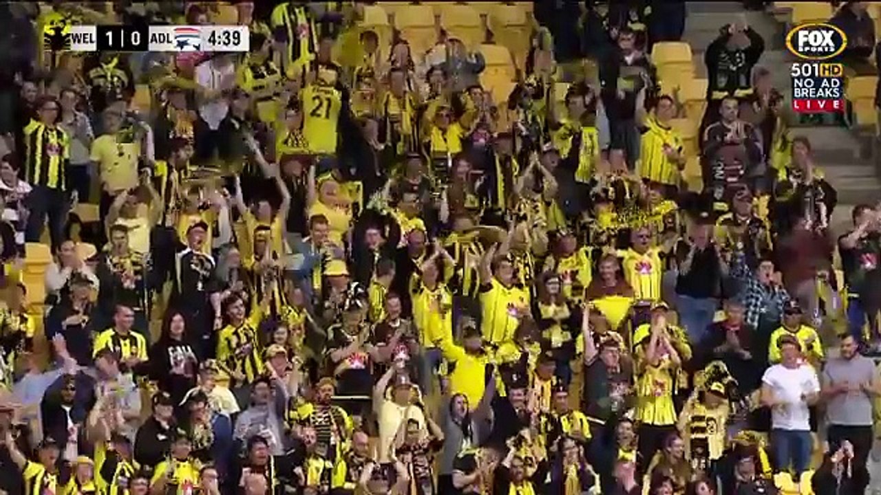 Wellington 1:1 Adelaide United (Australian A-League. 8 October 2017)