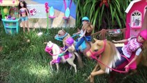 Barbie: New Barbie Story: Barbie Pink Passport Horse and Ranch Toy Set, Barbie Tiki Hut Play Set