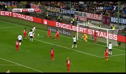 Sandro Wagner Goal HD - Germany 2-1 Azerbaijan - 08.10.2017