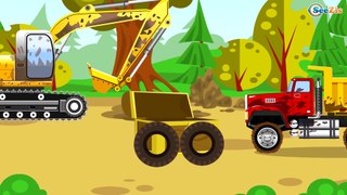 La journée du Tracteur - Tracteur agricole et remorque - Dessiné animé en français pour les enfants