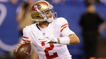 Brian Hoyer hits George Kittle with a jump pass on 4th and 1