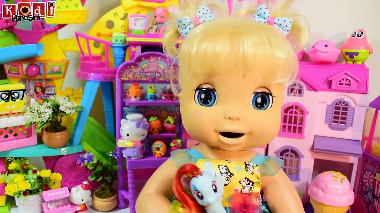 SUPER BOLO DE UNICÓNIO PARA BABY ALIVE COM PLAY DOH COMIDINHA DE MASSINHA PARA BONECA DIY KAWAII