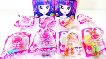 My Little Pony Equestria Girls McDonalds Toys - Pinkie Pie Twilight Applejack Fluttershy