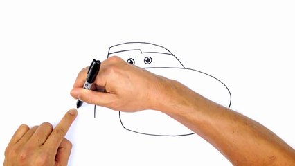 FILME CARROS 3 -- como desenhar Relâmpago McQueen --- FÁCIL - 14