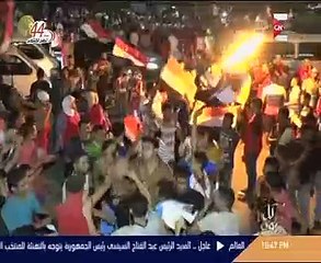 وفاء عامر لـ"ON E": "صوتى راح من كتر الزغاريد للمنتخب المصرى النهارده"