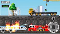 CONSTRUCTION WORLD - CITY RESCUE: Fire Truck, Ambulance, Police Car - Videos For KIDS #2