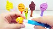 Play Doh Pez Ice Cream Candy Suprise Toy! Learn Numbers 1 to 10 Disney Car Hello Kitty