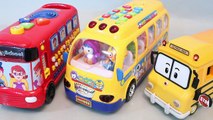 뽀로로 폴리 스쿨버스 장난감 Pororo Musical School Bus Learn Toys мультфильмы про машинки Игрушки