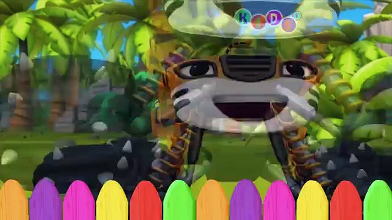 Blaze and the Monster Finger Family Nursery Rhymes ◕‿◕ KidsF