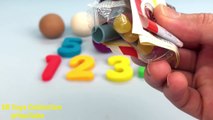 Learn Colours and Numbers with Play Doh Balls Fun & Creative for Kids