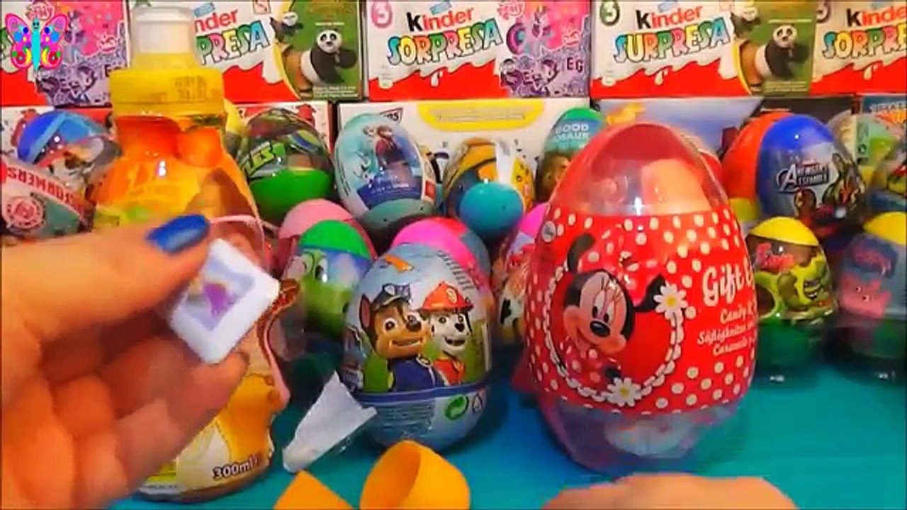 8 huevos con juguetes la pelicula de Disney de dibujos animados la Bella y la Bestia en español 2017