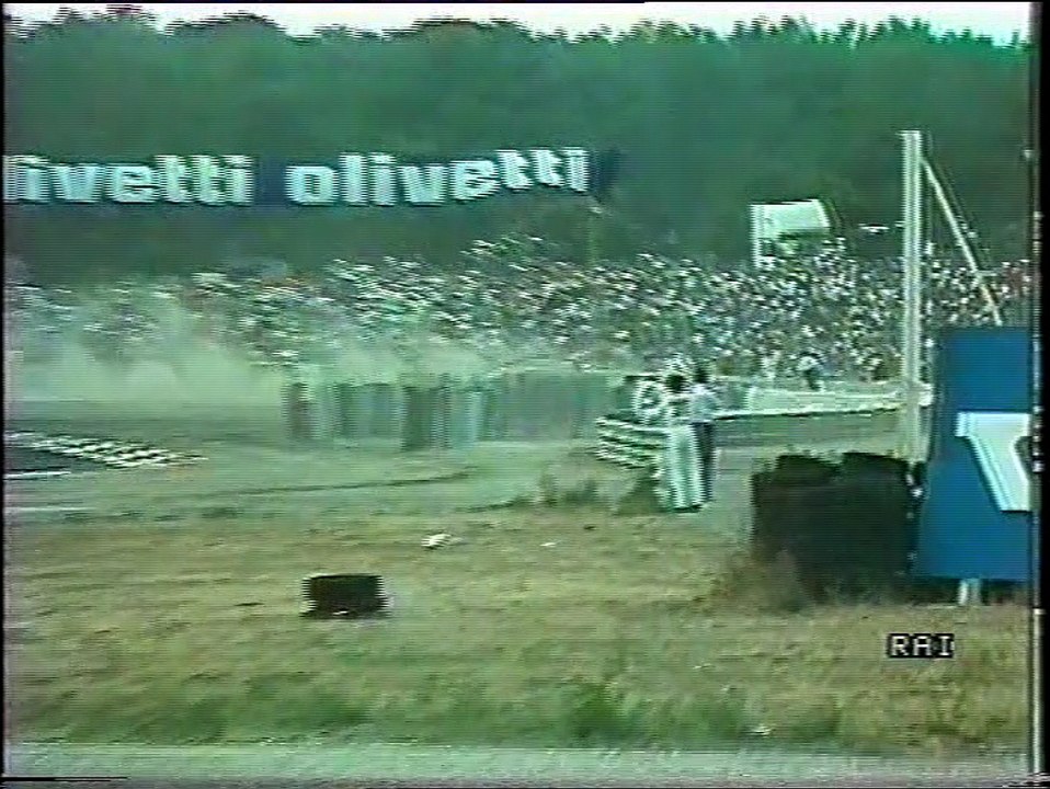 Gran Premio di Francia 1986: Sosta di Johansson, ritiro di De Cesaris e incidente di A. Senna
