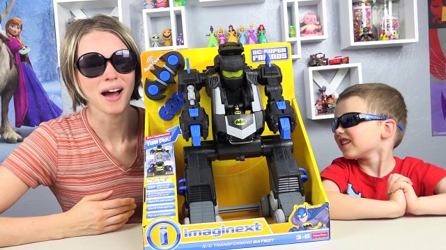 Batman Imaginext RC Transforming Batbot Minion Toys Trouble DC Super Friends