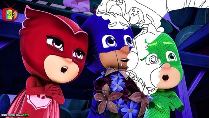 NEW Pj Masks Coloring Book - Coloring Pages For Kids Videos Episode 7