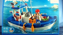 Playmobil Fishing Boat 5131 - Fisherman with Boat toy - Playmobil Fischer mit Boot Fischerboot