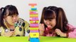 Bad Baby Giant Jenga challenge like Wooden Tumbling Tower Family Fun Game For Kids Kinder Egg Toys