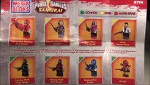 Mega Bloks Power Rangers Samurai Series 1 Minifigures Complete Set Review   Codes.