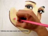 [Tutorial] Cómo dibujar un rostro (con prismacolor) - ARIANA GRANDE / How to draw a face