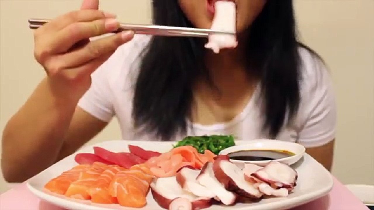 ASMR Eating: Sashimi (No Talking)