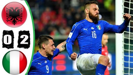 Albania vs Italy 0-2 All Goals and Highlights 08/10/2017