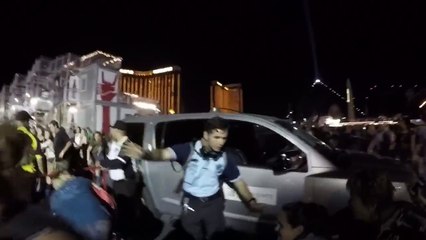 The First Shots of the Las Vegas Massacre