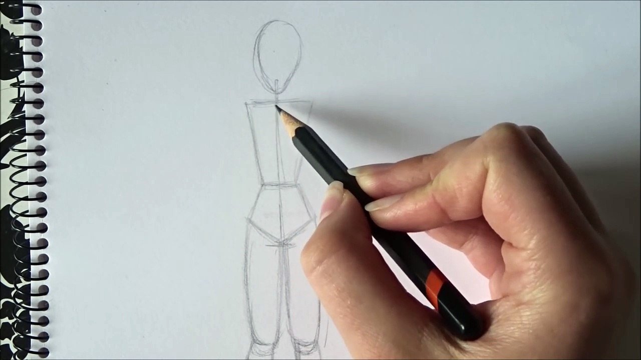 HOW TO DRAW FIGURES // narrated STEP BY STEP // female body