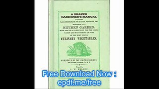 Shaker Gardener's Manual