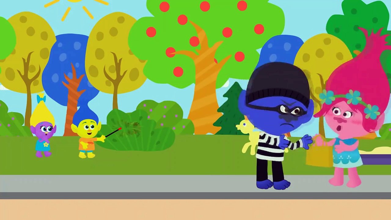 Troll steals Poppys Bag!!! Crying in Prison!!! Nursery Rhymes Trolls