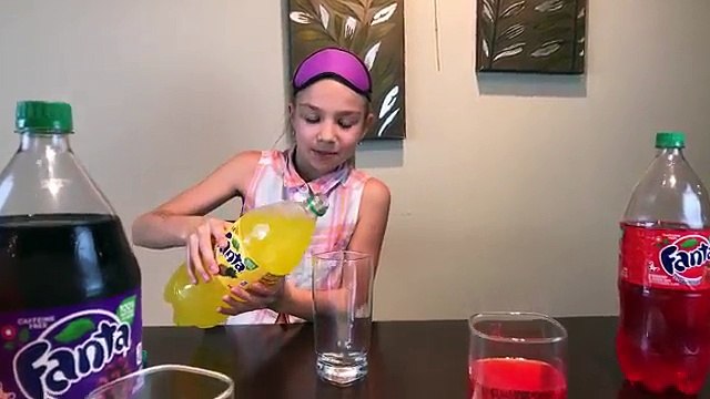 Fanta челлендж Barvina VS Папа Смешиваем фанту и угадываем вкус КТО ПОБЕДИТ