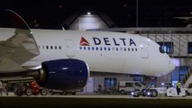 Delta's newest jet touches down in Atlanta