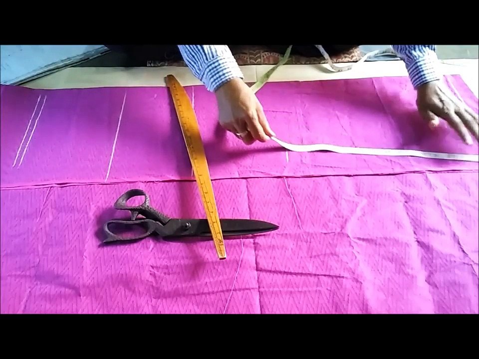Kameez cutting easy method using body measurements