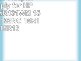 BTExpert AC Adapter Power Supply for HP 15R131NX 15R131WM 15R132NF 15R132NG 15R132NL