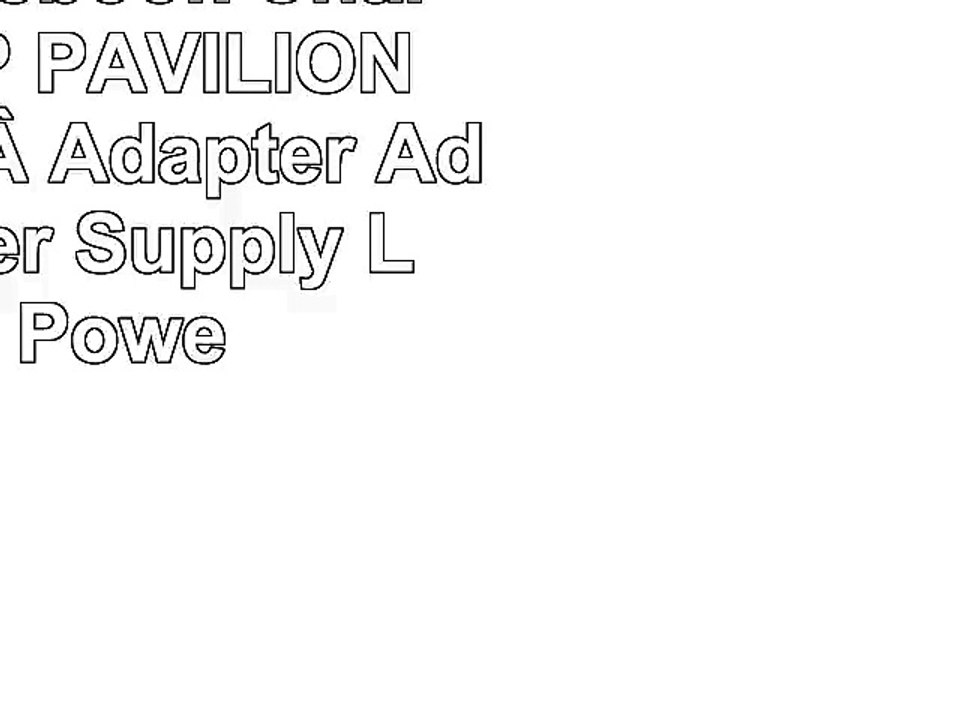 Laptop Notebook Charger for HP PAVILION DV71451NR Adapter Adaptor Power Supply Laptop