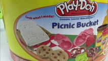 LPS Playdoh Picnic Food Bucket BIG SANDWICH Littlest Pet Shop Dog Vern Shopkins Playset Unboxing