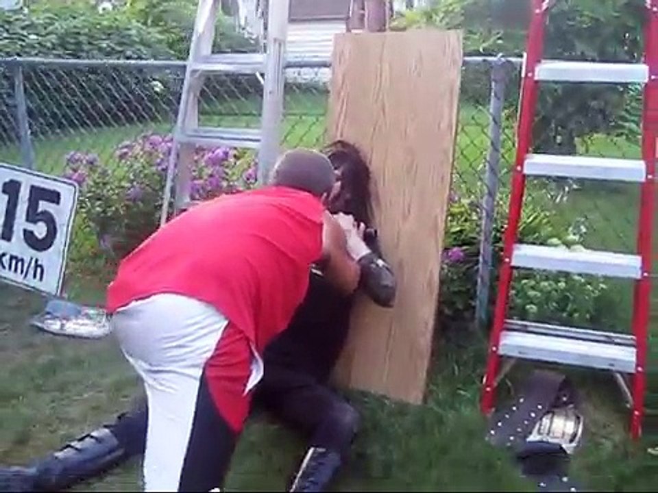 Buried In Blood Match - Innovator (c) VS Xristo {CHW Championship} Backyard Wrestling