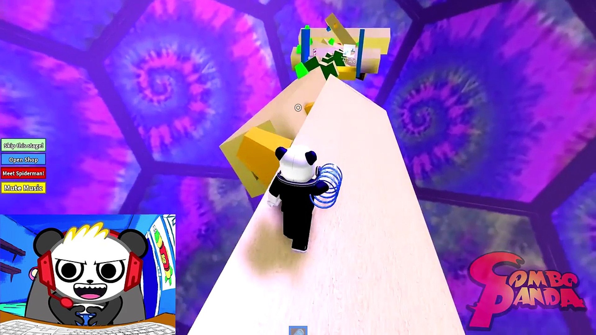 ⁣ROBLOX Save Lightning McQueen Cars 3 Roblox Obby Let's Play with Combo Panda