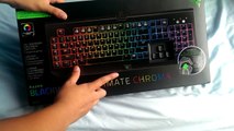 Razer Blackwidow Chroma Keyboard Unboxing   Review!