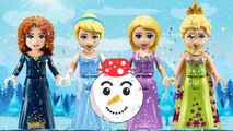 ♥ Wrong Heads Disney Princess Cinderella Merida Rapunzel Frozen Elsa Finger Family Nursery Rhymes