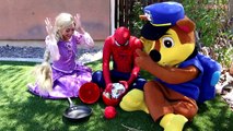 Princess Rapunzel Captures Joker & Venom! w/ Spiderman, Paw Patrol Chase & Zuma in Real Life