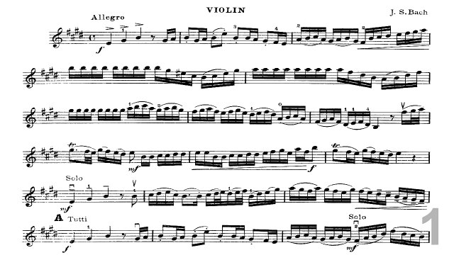 Bach violin