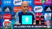 Prensa argentina critica a su selección tras empate ante Perú