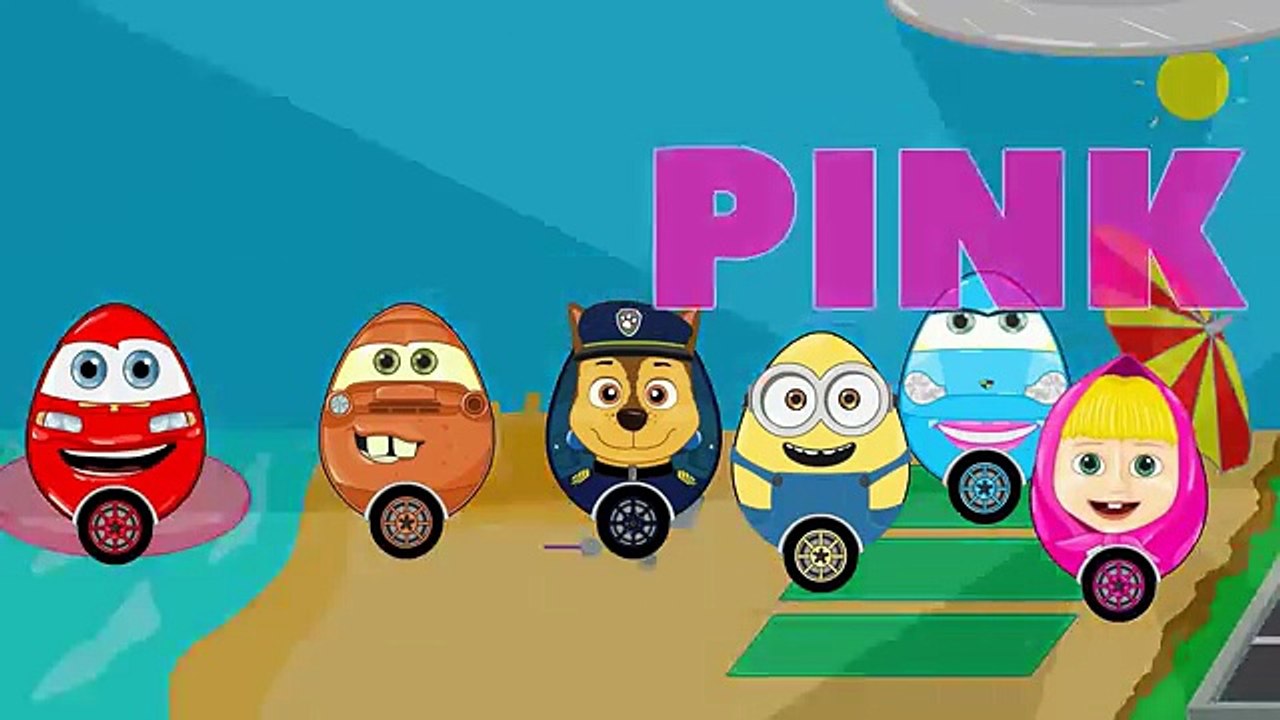 McQueen Truck with Surprise Eggs - Learn Numbers 1-5 Cars Lightning McQueen Learning Videos for Kids